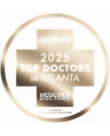 2025 Atlanta Top Doctors award badge